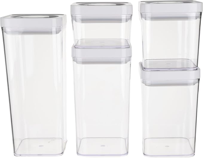 Amazon Basics Airtight Food Storage Containers, BPA Free, Dishwasher Safe - Image 2