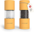 LARS NYSØM Salt and Pepper Grinder Set, Manual Salt and Pepper Mills by LN