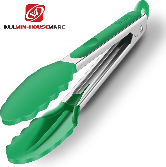 2 Pack Silicone Kitchen Tongs – 9" & 12" Set, Heat Resistant up to 500°F - Image 5