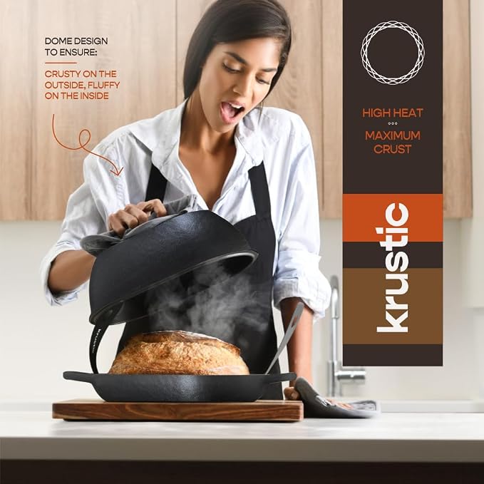 Krustic Enameled Cast Iron Dutch Oven - Image 5