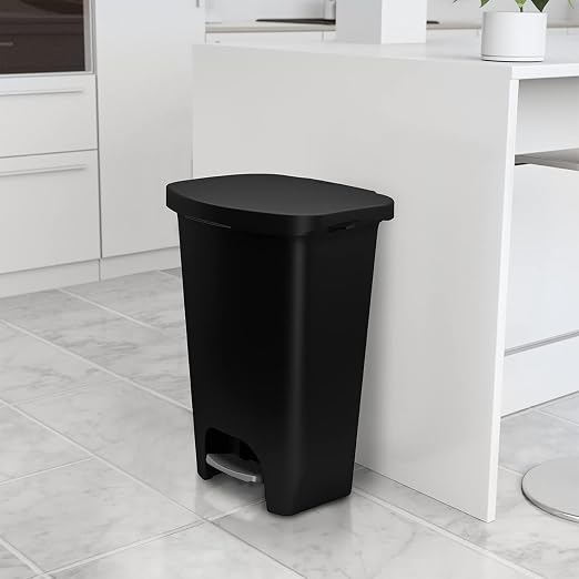 Glad 13 Gallon Trash Can | Plastic Kitchen Waste Bin - Image 7