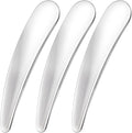 Pndeyo 3pcs Mini Stainless Steel Makeup Spatula, Reusable Cosmetic Cream by Pndeyo