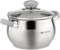 Daniks Modern 2 Quart Stainless Steel Stock Pot by Daniks