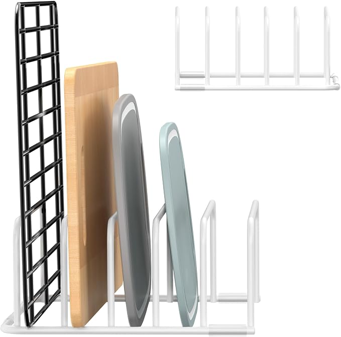 Fikoksol Cutting Board Organizer and Baking Sheet Rack, Tray Dividers by HOMEACCESSORIES