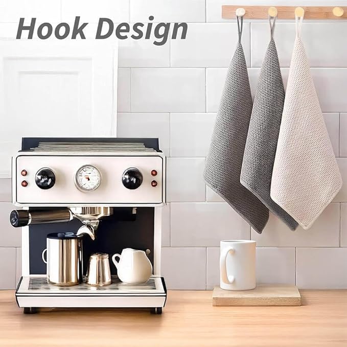 Espresso Accessories Barista Towels 6 Pack – Microfiber Cleaning Cloths - Image 3