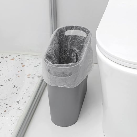 rejomiik Small Trash Can, 3.5 Gallon Slim Garbage Can Plastic Waste Basket - Image 5