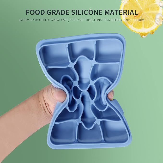 Ice Cube Trays Set of 2, Easy Release 15 Flexible Silicone Ice Cube Molds - Image 6