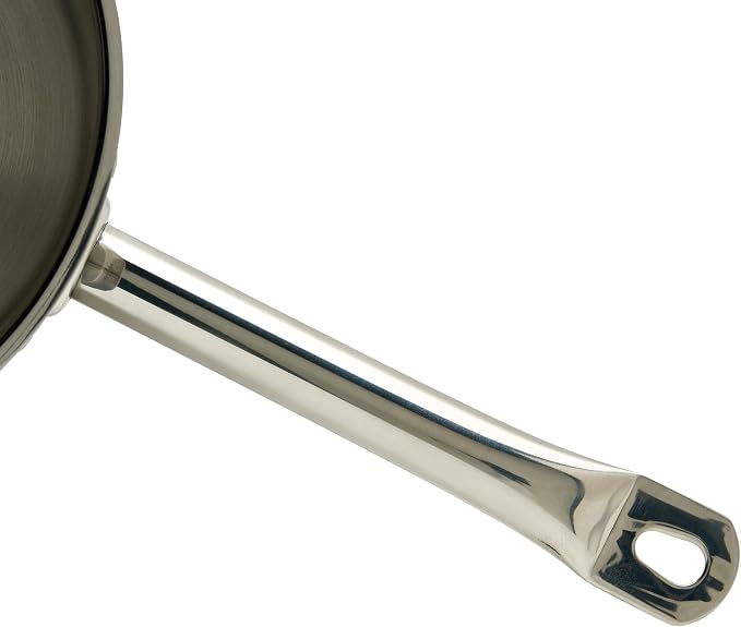 Winco Heavy-Duty Stainless Steel Sauce Pan - Image 6