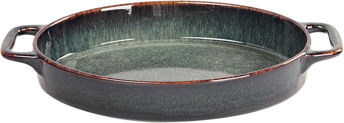 12" x 8" Porcelain Oval Casserole Dishes by LIUYWYHCF