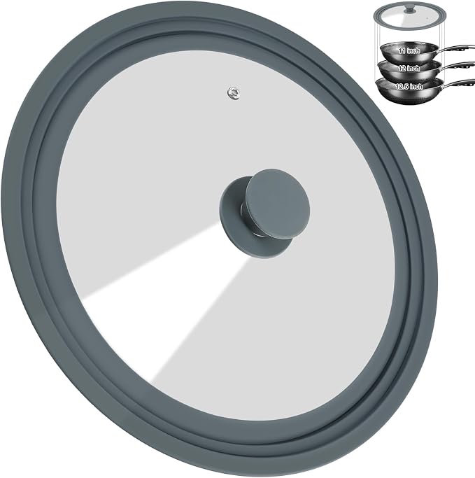 Universal Lid for Pots, and Skillets by KOMOKERU