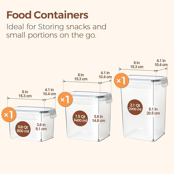 ComSaf Food Storage Containers - Image 2