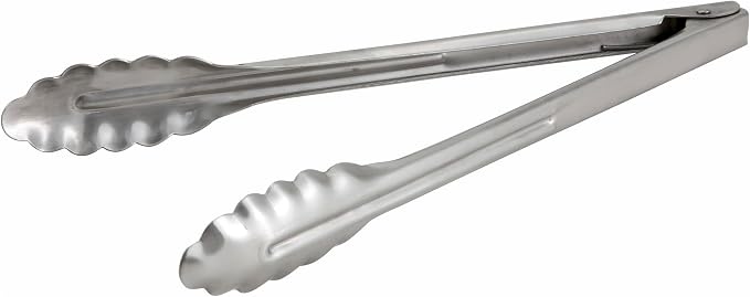 Winco Coiled Spring Extra Heavyweight Stainless Steel Utility Tong by Winco