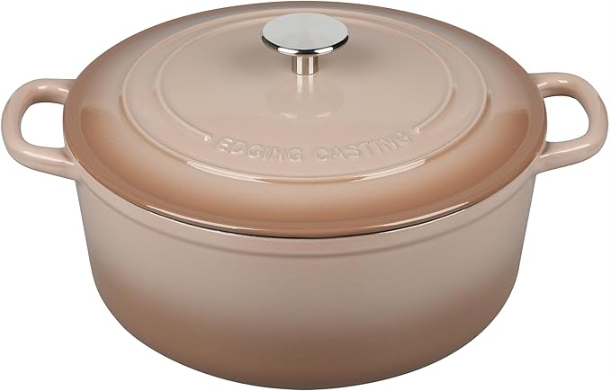 EDGING CASTING Enameled Cast Iron Dutch Oven Pot by EDGINGCOOKWARE