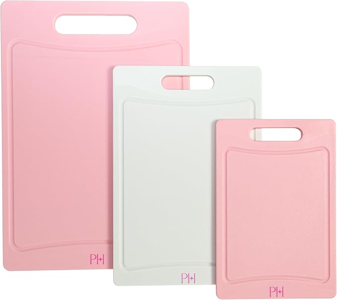 Paris Hilton Cutting Boards, Dual-Sided Cutting Board Set by TheWorldofParisHilton