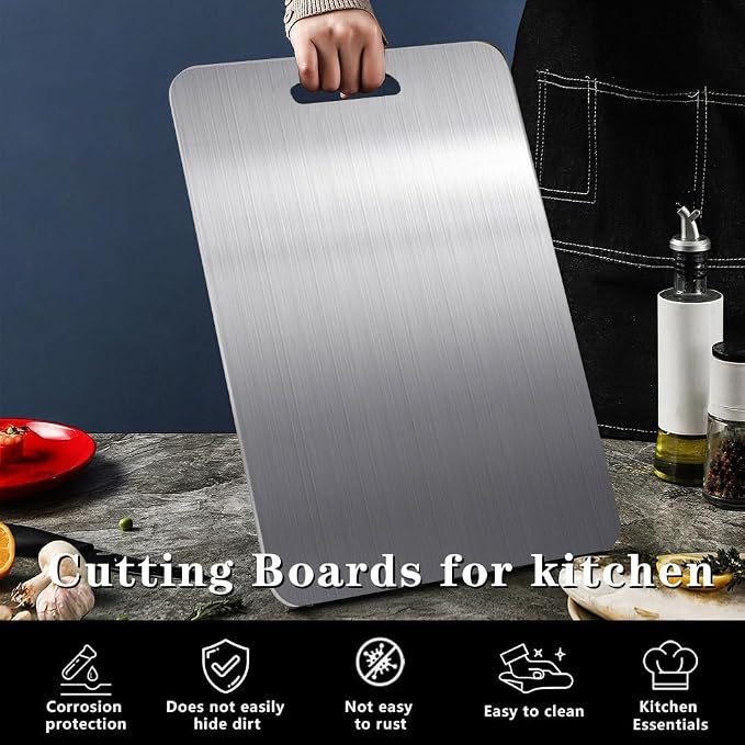 Titanium Cutting Board, Non Toxic, Double-Sided Food Grade Chopping Board - Image 4