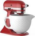 Ceramic Bowl for KitchenAid Mixer, Fit 4.5-5Qt Ceramic Bowl for KitchenAid by GVODE