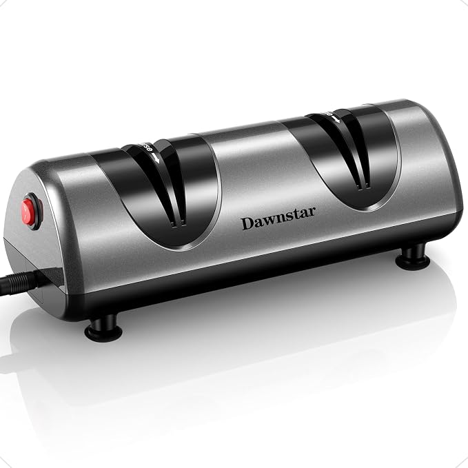 Electric Knife Sharpener, Professional Kitchen Knife Sharpener by DAWNSTARLIFE