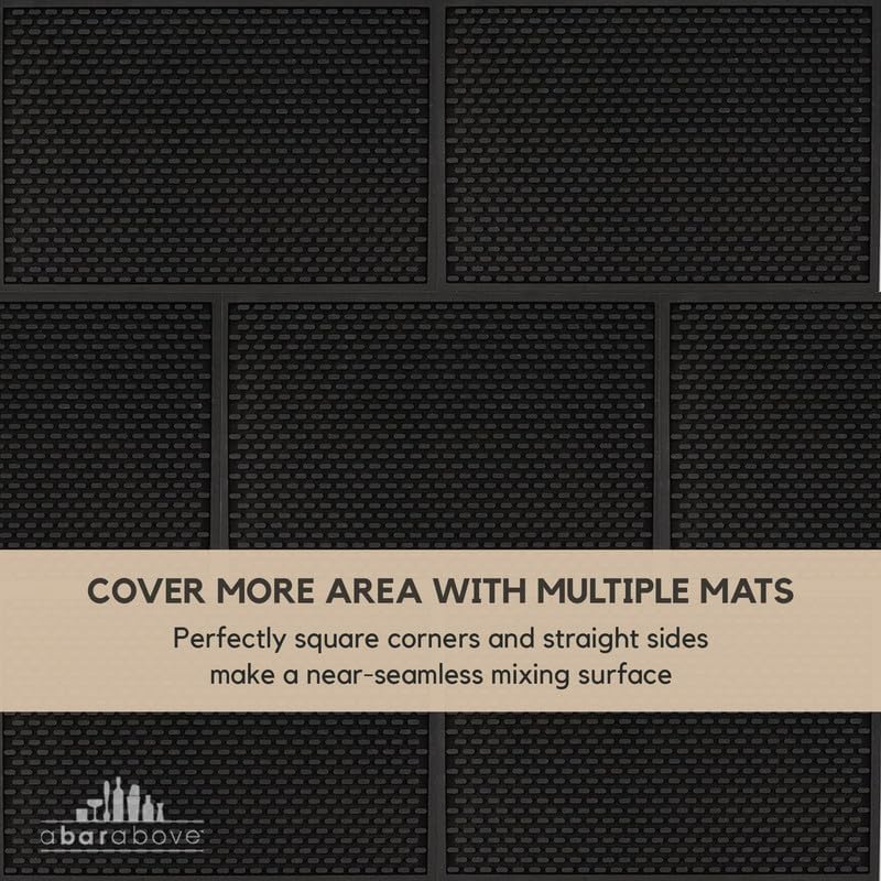 A Bar Above Heavy Duty Bar Mat, Food Safe Silicone Mat for Countertops