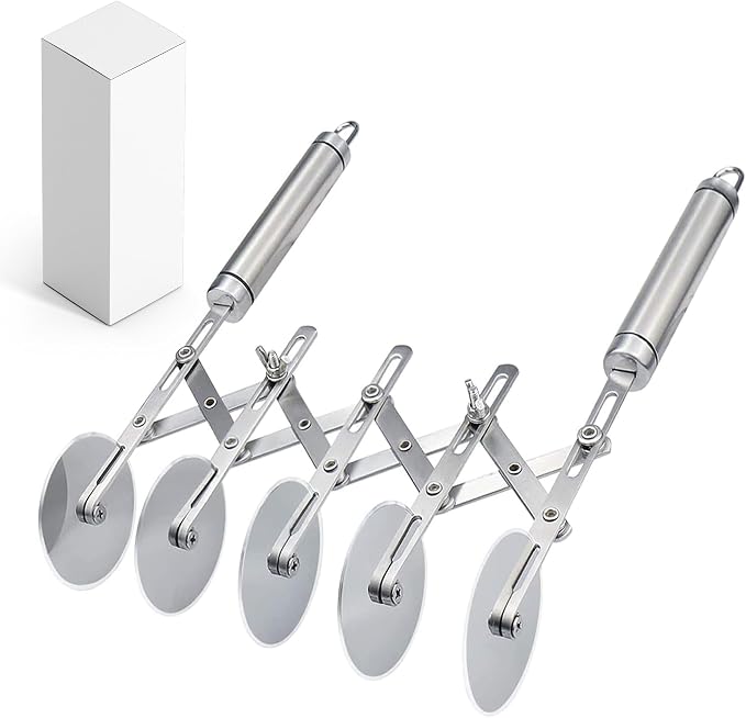 5-Wheel Professional Pastry Cutter by Unknown