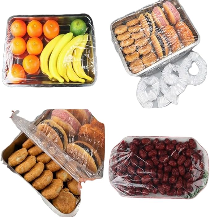 100 Plastic Large Bowl Covers - Image 6