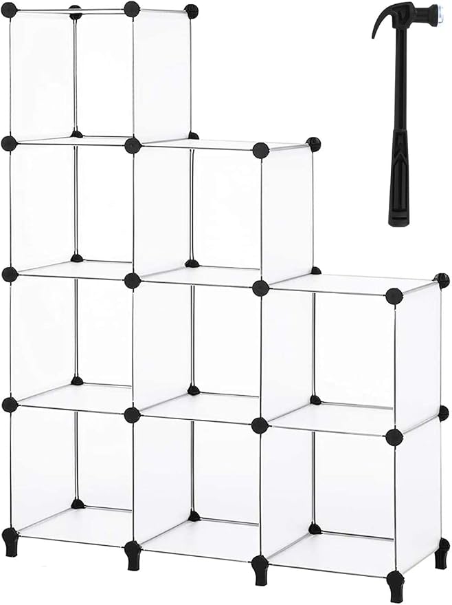 HOMIDEC Closet Organizers and Storage, 9 Cube Storage Organizer, Portable - Image 6