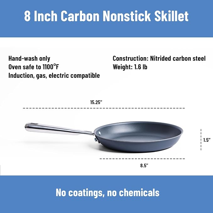 Misen Carbon Nonstick™ Skillet - Image 9