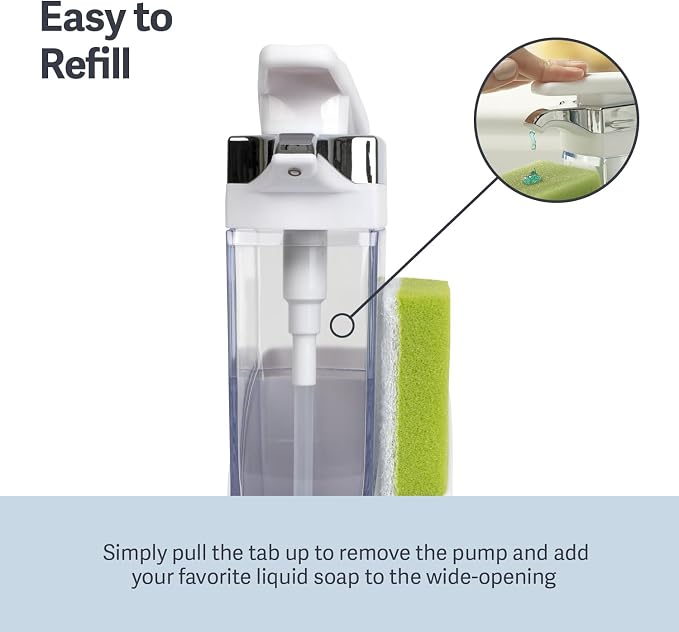 Casabella Sink Sider Solo Soap Pump and Sponge Caddy - Image 5