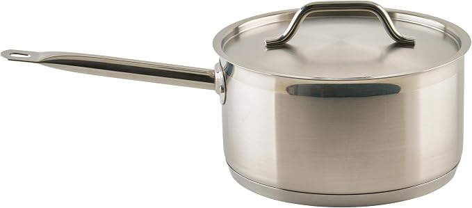 Winco Heavy-Duty Stainless Steel Sauce Pan by Winco
