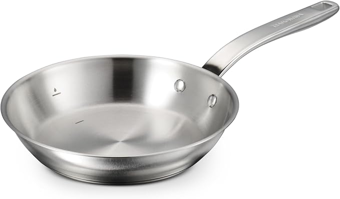 Tramontina Tempo Tri-Ply Base Stainless Steel 8-Inch Small Frying Pan, by Tramontina