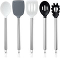 COOK WITH COLOR Silicone Cooking Utensils, Kitchen Utensil Set, Cooking Utensils by CookwithColor