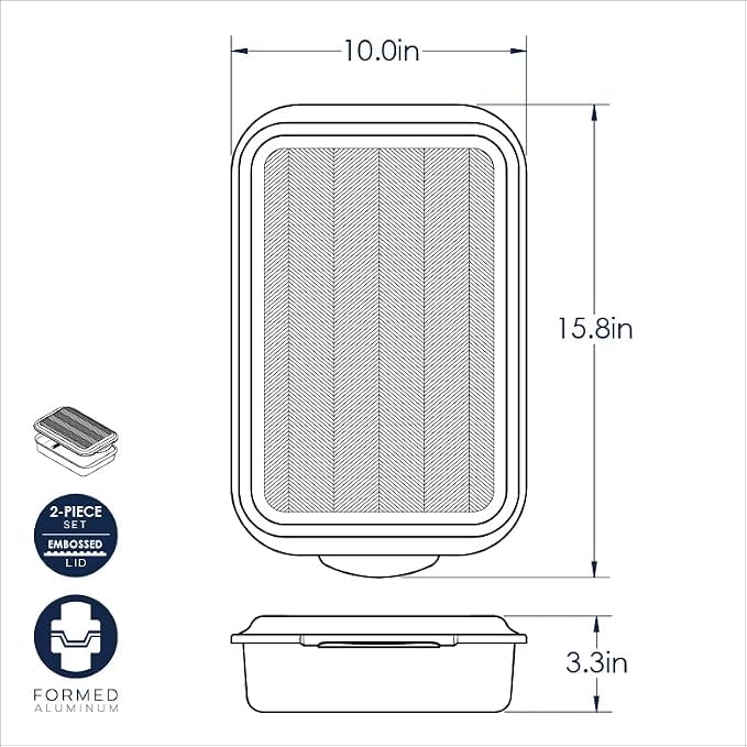 Nordic Ware 9x13 with Prism Metal Lid - Image 6