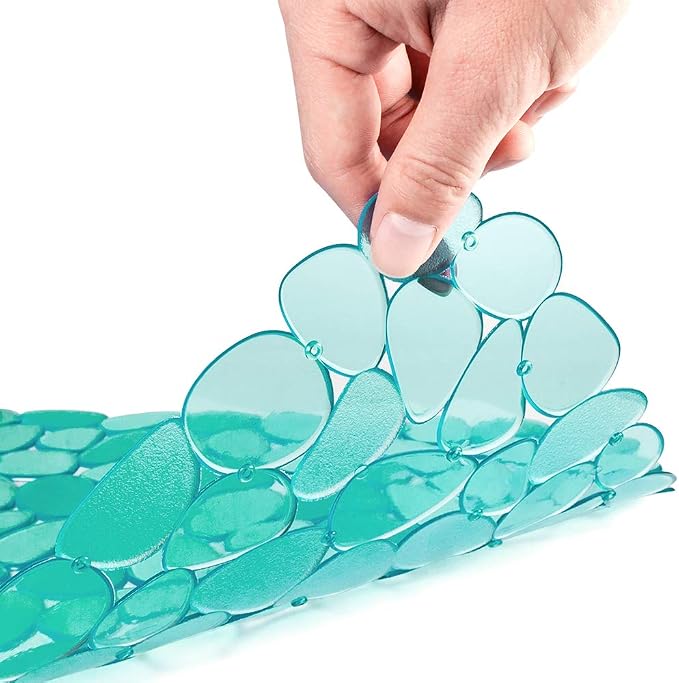 Bligli Pebble Sink Mat for Stainless Steel/Ceramic Sinks, PVC Eco-Friendly Sink - Image 2