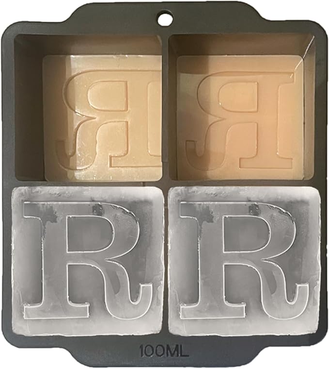 Monogrammed Ice Cubes Mold by ZX