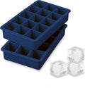 Tovolo Silicone Ice Cube Tray Deep Indigo Pack of 2 BPA Free Ice Tray Mold by Tovolo