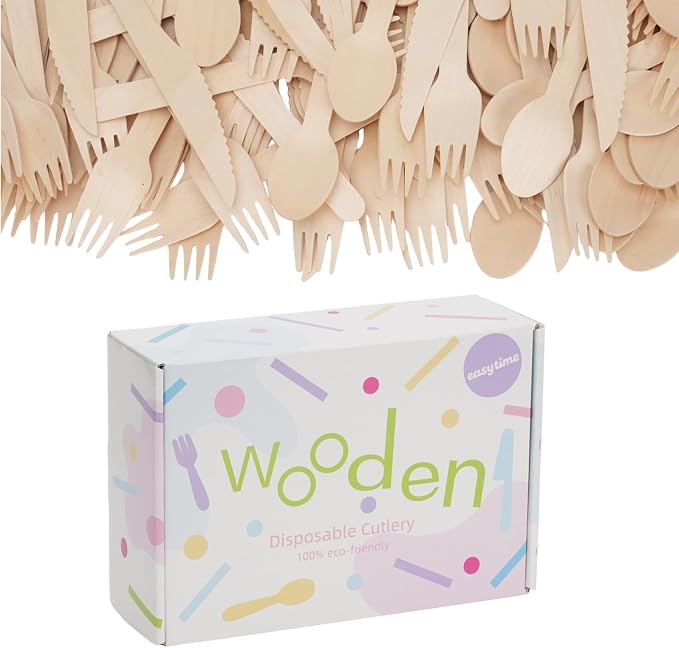 Wooden Utensils Set by Unknown