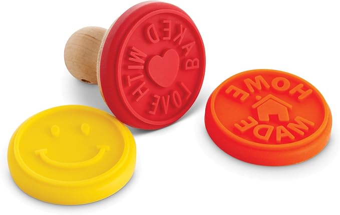 Mrs. Anderson’s Baking Cookie Stamps Trio, Non-Stick Silicone by MrsAndersonsBaking