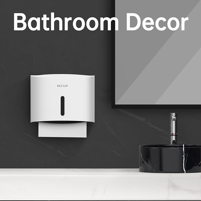 Paper Towel Dispenser, Large Capacity Wall Mount Tissue Dispensers - Image 6