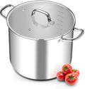 Leonyo Stainless Steel Stock Pot, 24QT Large Pot by Leonyo