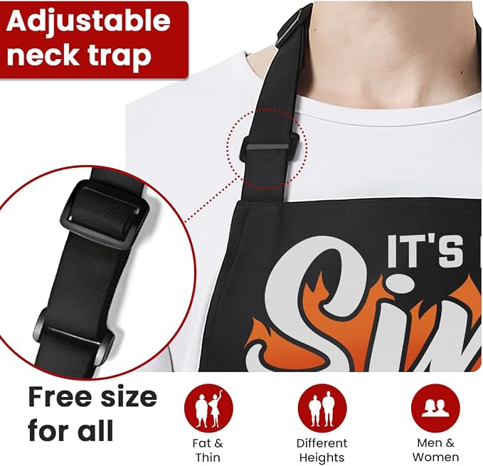 SANDJEST Funny Mens Aprons - Image 4