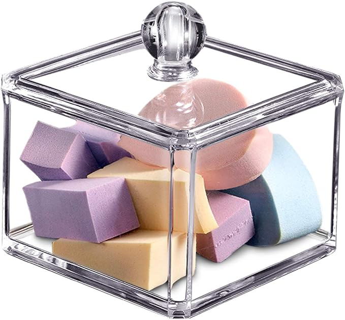 SheeChung Modern Square Acrylic Qtip Holder - Image 4