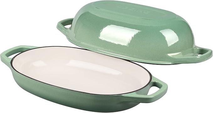 EDGING CASTING Enameled Cast Iron Oval Dutch Oven Pot - Image 4