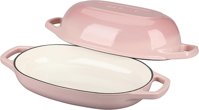 EDGING CASTING Enameled Cast Iron Oval Dutch Oven Pot - Image 5