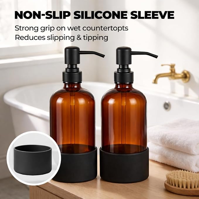 16 oz Hand and Dish Soap Dispenser Set - Image 3