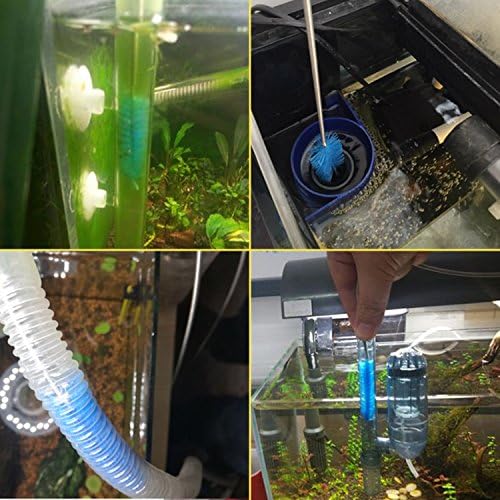 Aquarium Filter Brush Set, Flexible Double Ended Bristles Hose Pipe