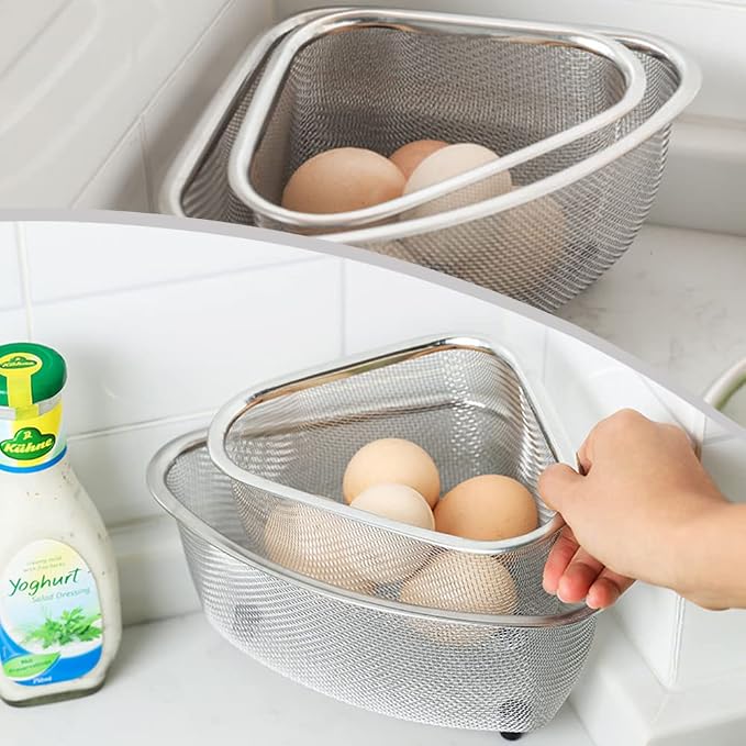 Triangle Basket Triangle Sink Colander Food Strainer - Image 6