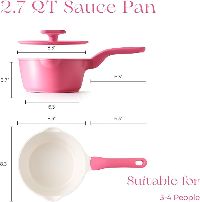 PRICUSIS Nonstick Saucepan - Image 9