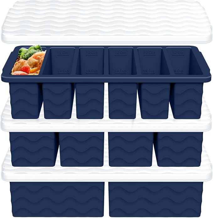 3-Pack Silicone Freezer Trays by Doasuwish