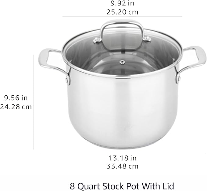 Amazon Basics Stainless Steel Induction Compatible Stock Pot - Image 4