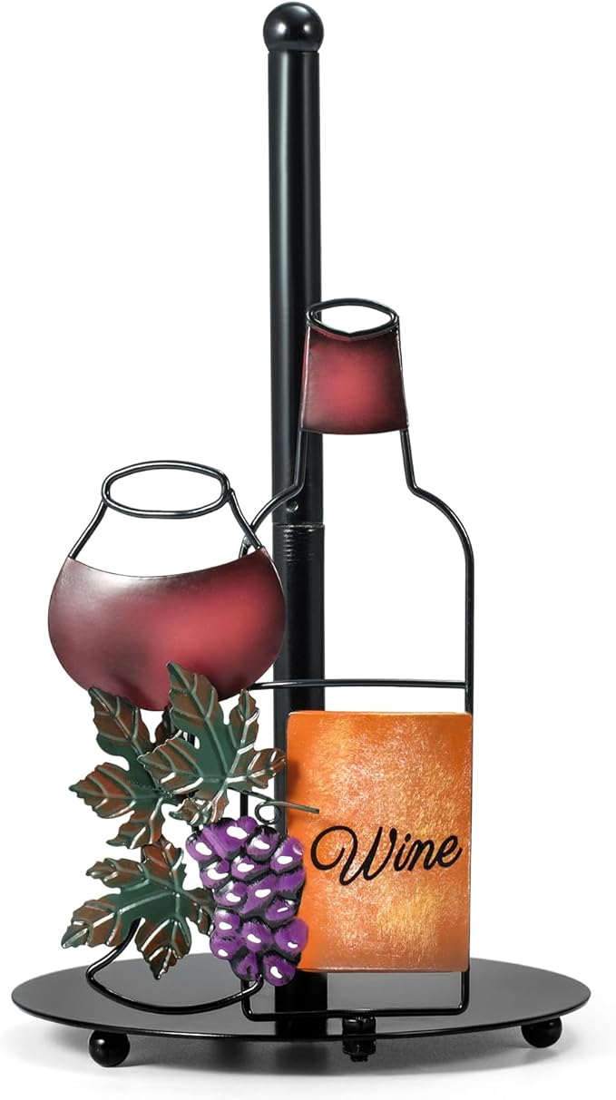 Wine Paper Towel Holder Countertop by Shinlar