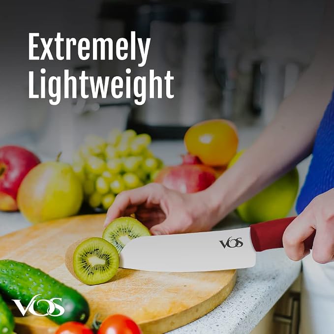 Vos Ceramic Knife with Peeler, Knives Set - Image 6
